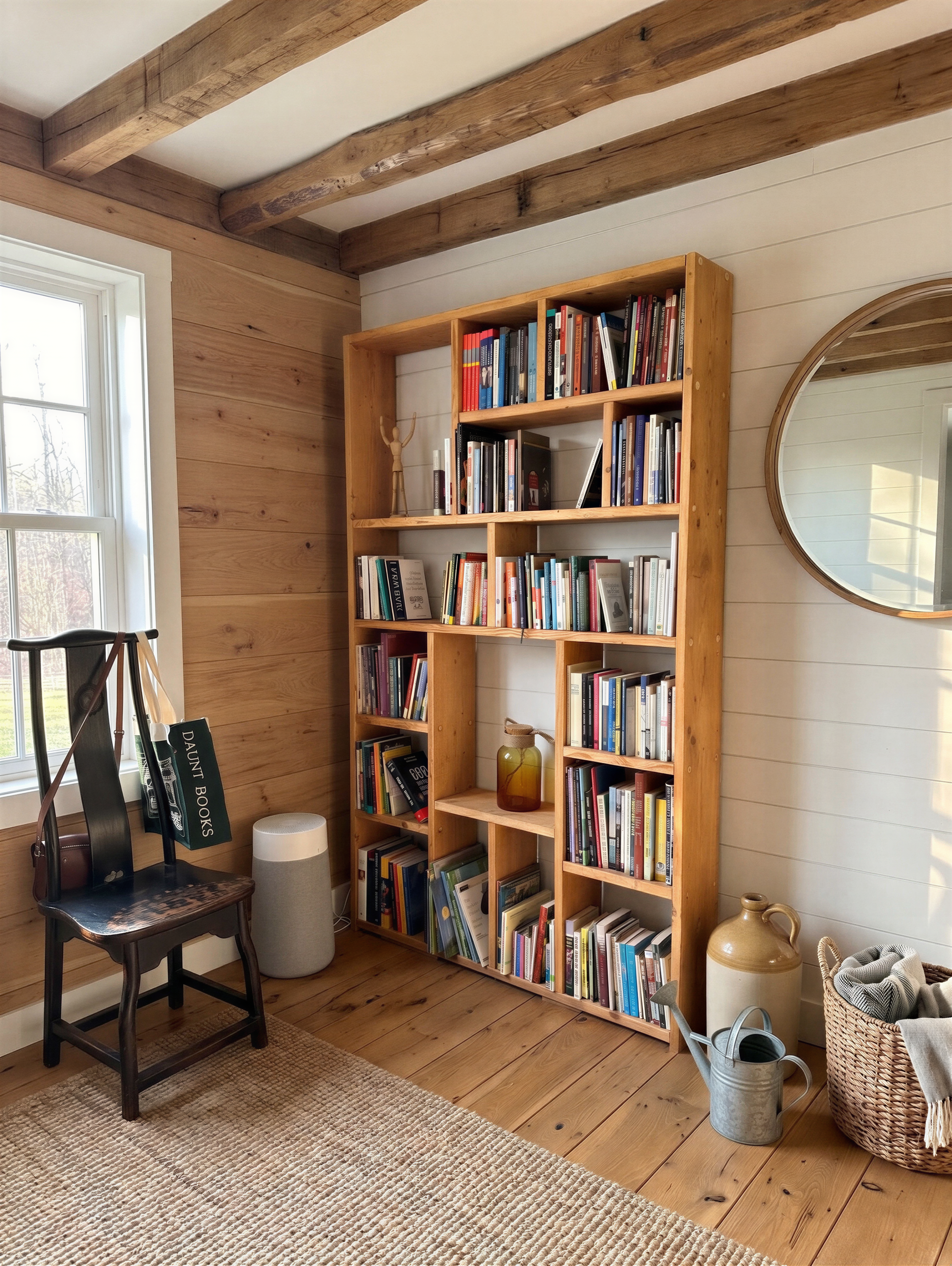 Reclaimed Wood Bookcase Flat Pack | Self Assembly Scaffold Shelving Unit | The OG - Free delivery - 5 day delivery
