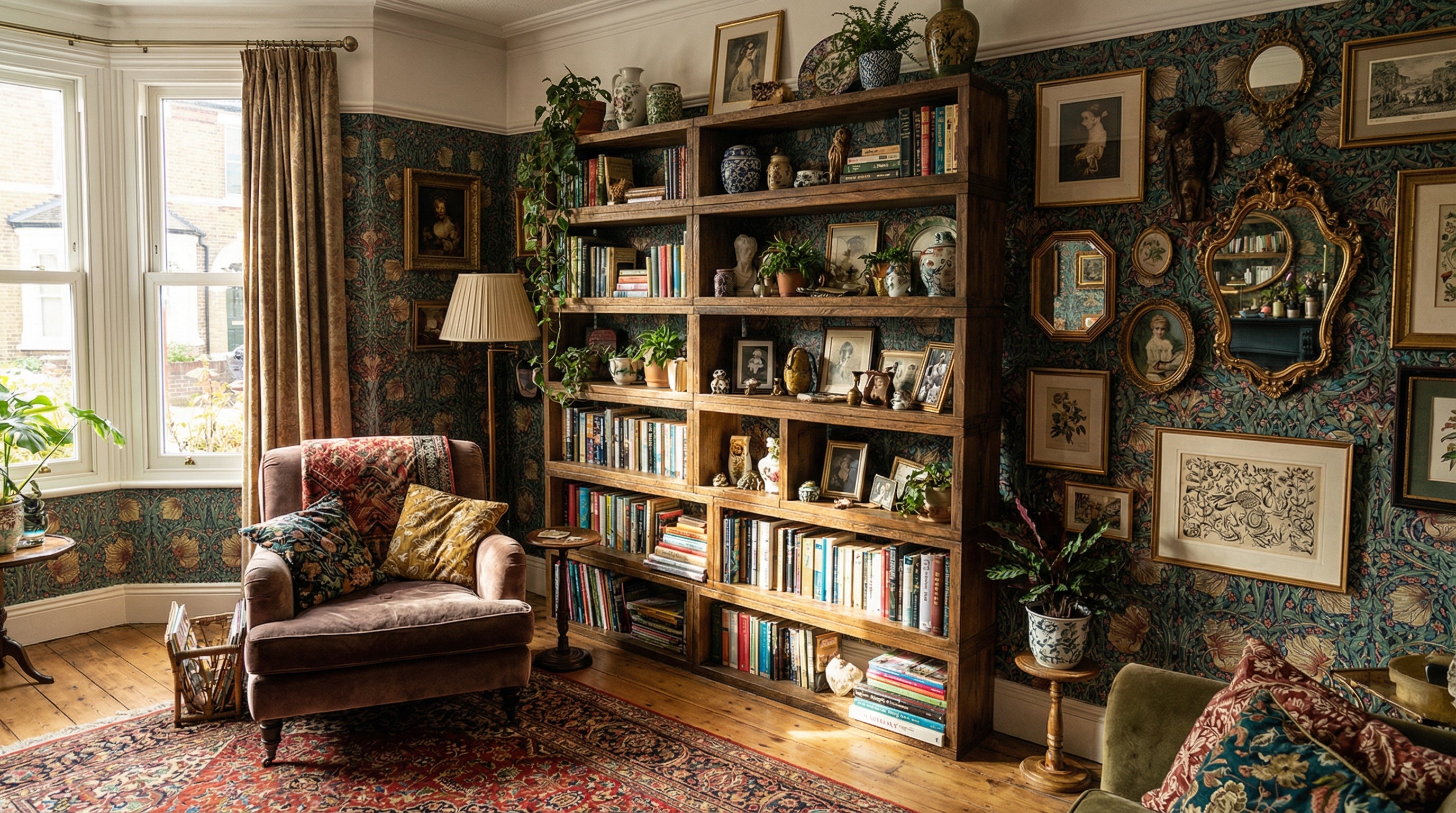 Reclaimed Wood Bookcase / Shelving Unit - scaffold furniture - simplecubedshelf