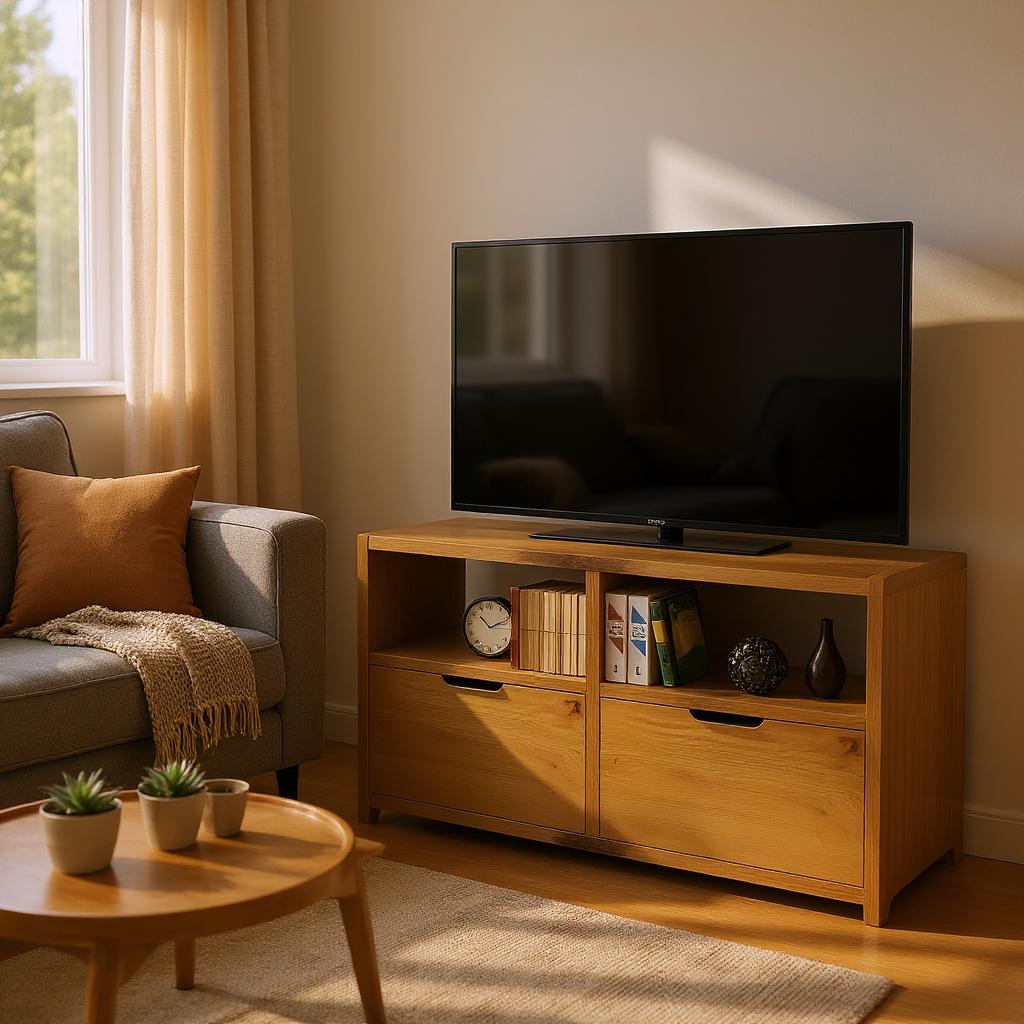 Reclaimed Wood TV/Media Unit with Drawers - Rustic Entertainment Center and Storage Cabinet - Vintage TV unit