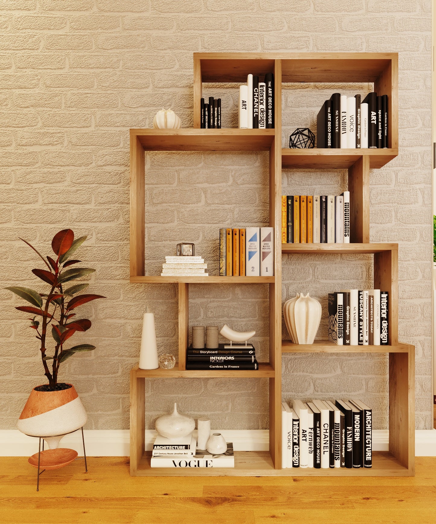 Reclaimed Wood Bookcase / Shelving Unit - scaffold furniture - bigboxes
