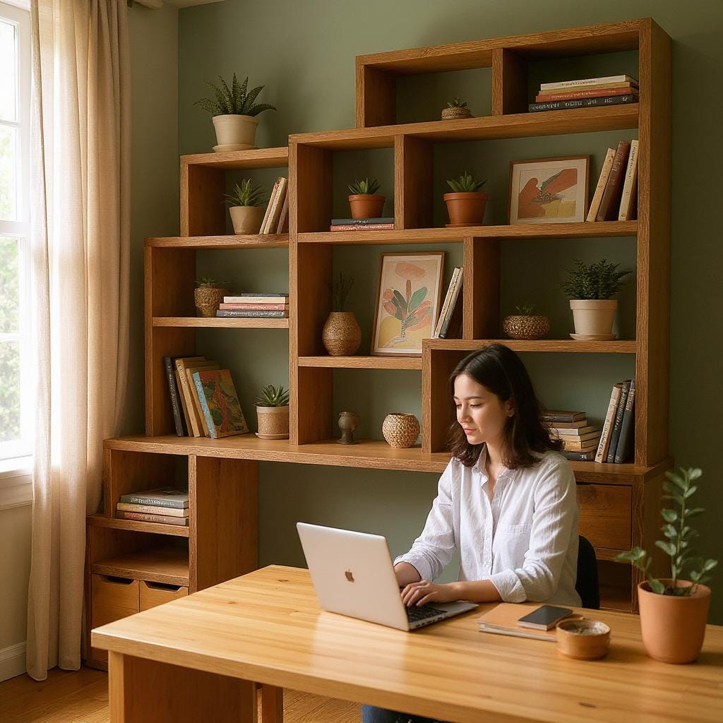 Reclaimed Wood Bookcase / Shelving Units -  slopedesk