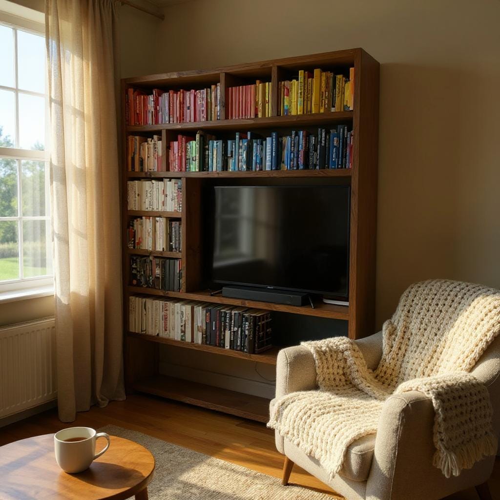 Reclaimed Wood Bookcase / Shelving Unit - bookshelf - tvoffcentrebc