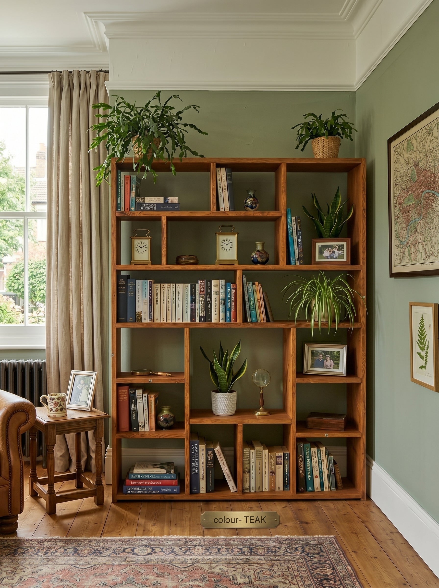 Reclaimed Wood Bookcase Flat Pack | Self Assembly Scaffold Shelving Unit | The OG - Free delivery
