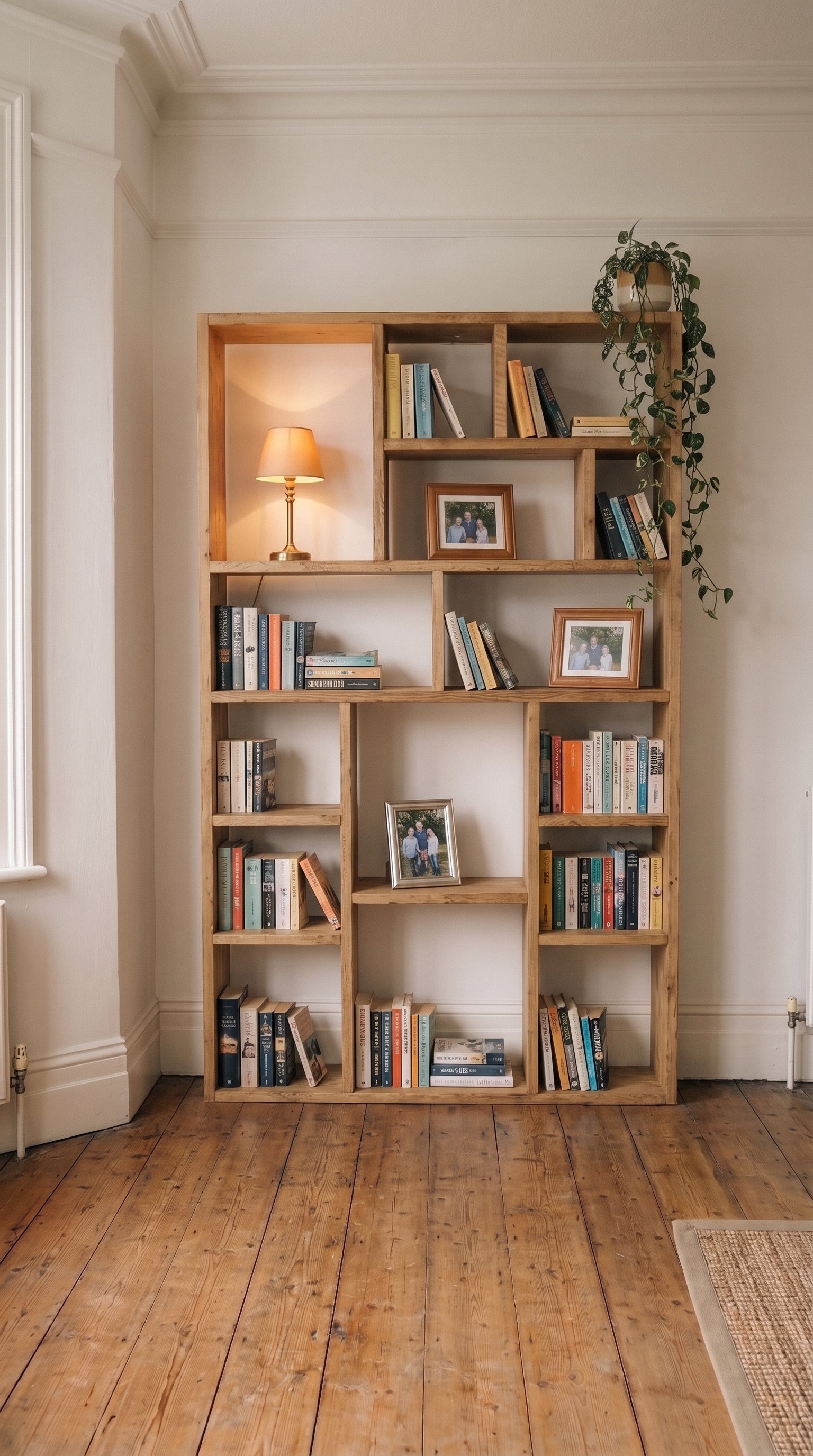 Reclaimed Wood Bookcase Flat Pack | Self Assembly Scaffold Shelving Unit | The OG - Free delivery - 5 day delivery