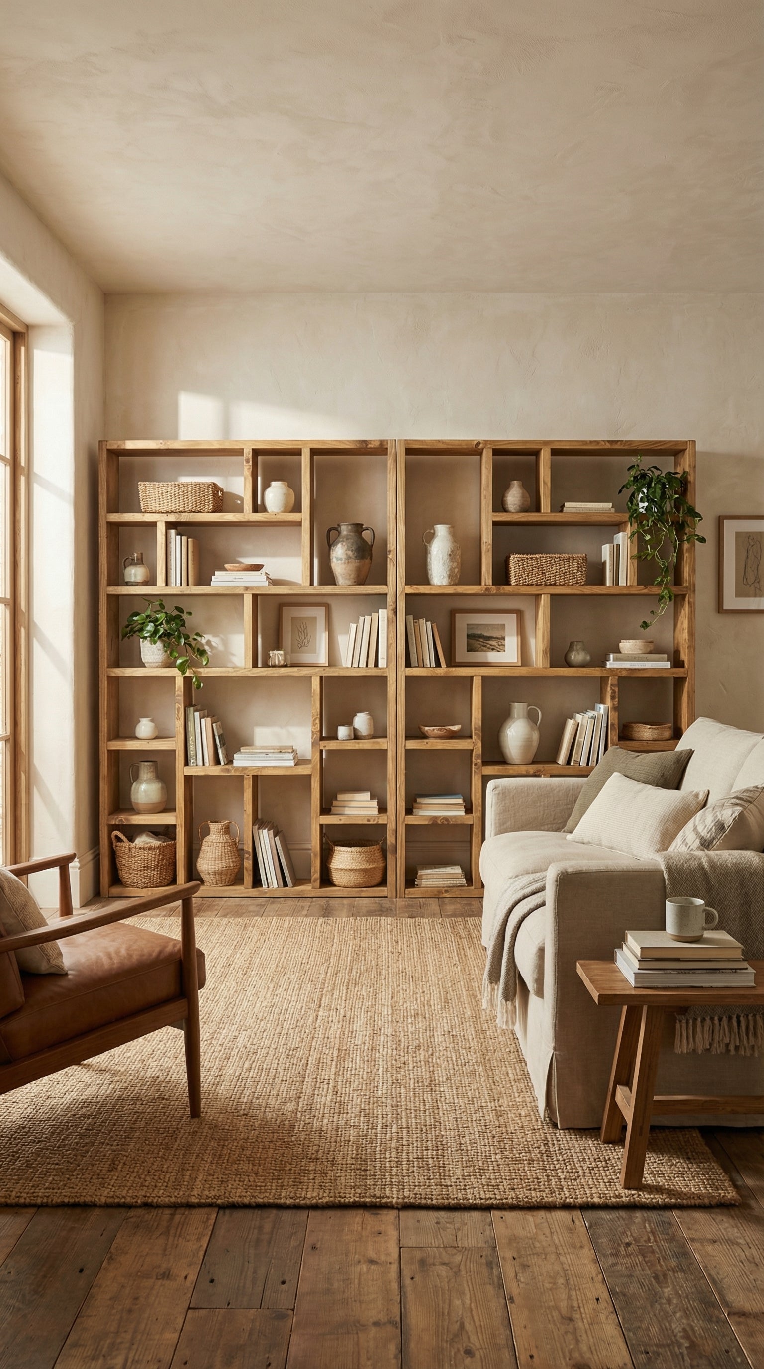 Reclaimed Wood Bookcase - Rustic Shelving Unit | Handmade Bookshelf | Storage Solution - OG