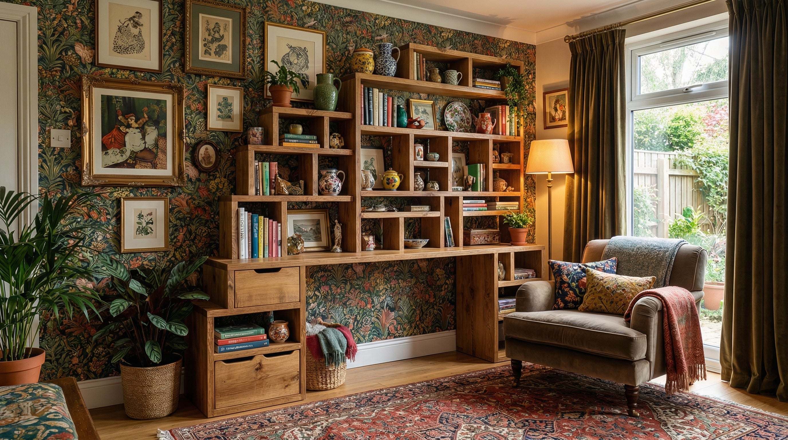 Reclaimed Wood Bookcase / Shelving Units -  slopedesk