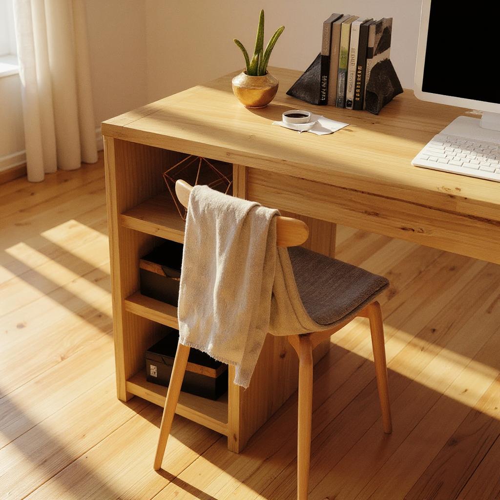 Reclaimed Wood Desk Unit - Rustic, Eco-Friendly Workspace Solution - desknod