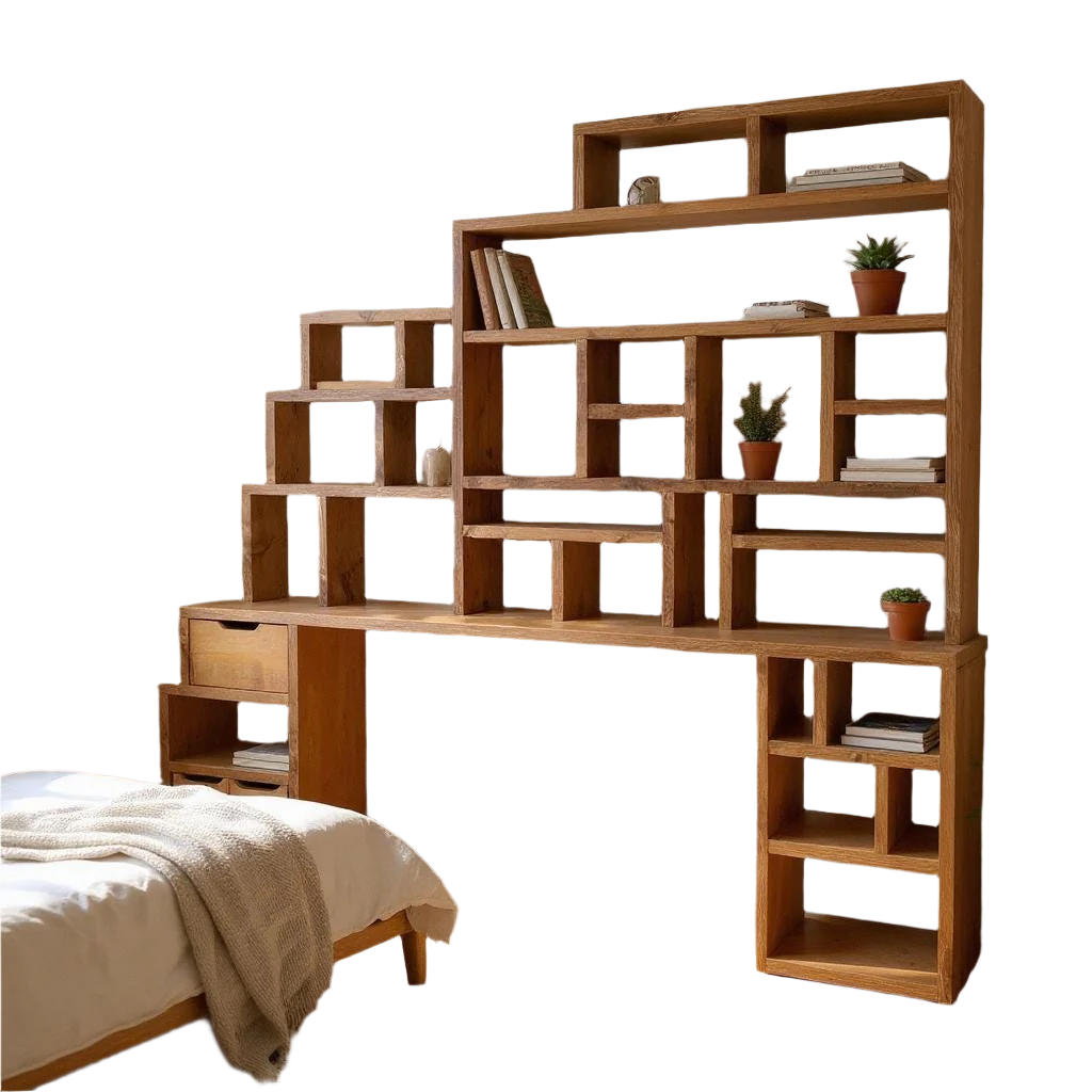 Reclaimed Wood Bookcase / Shelving Units -  slopedesk