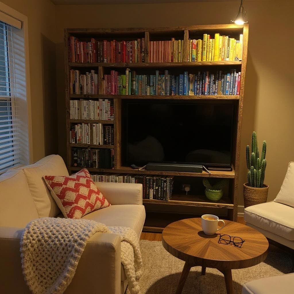 Reclaimed Wood Bookcase / Shelving Unit - bookshelf - tvoffcentrebc