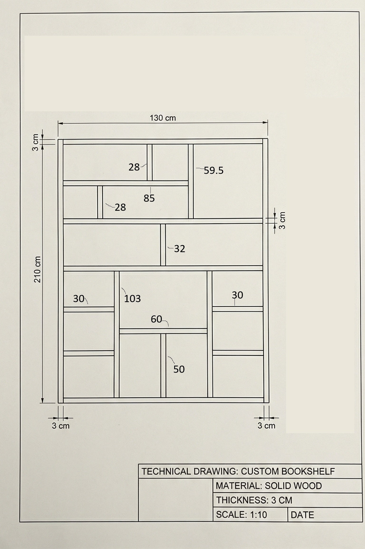 Reclaimed Wood Bookcase - Rustic Shelving Unit | Handmade Bookshelf | Storage Solution - OG