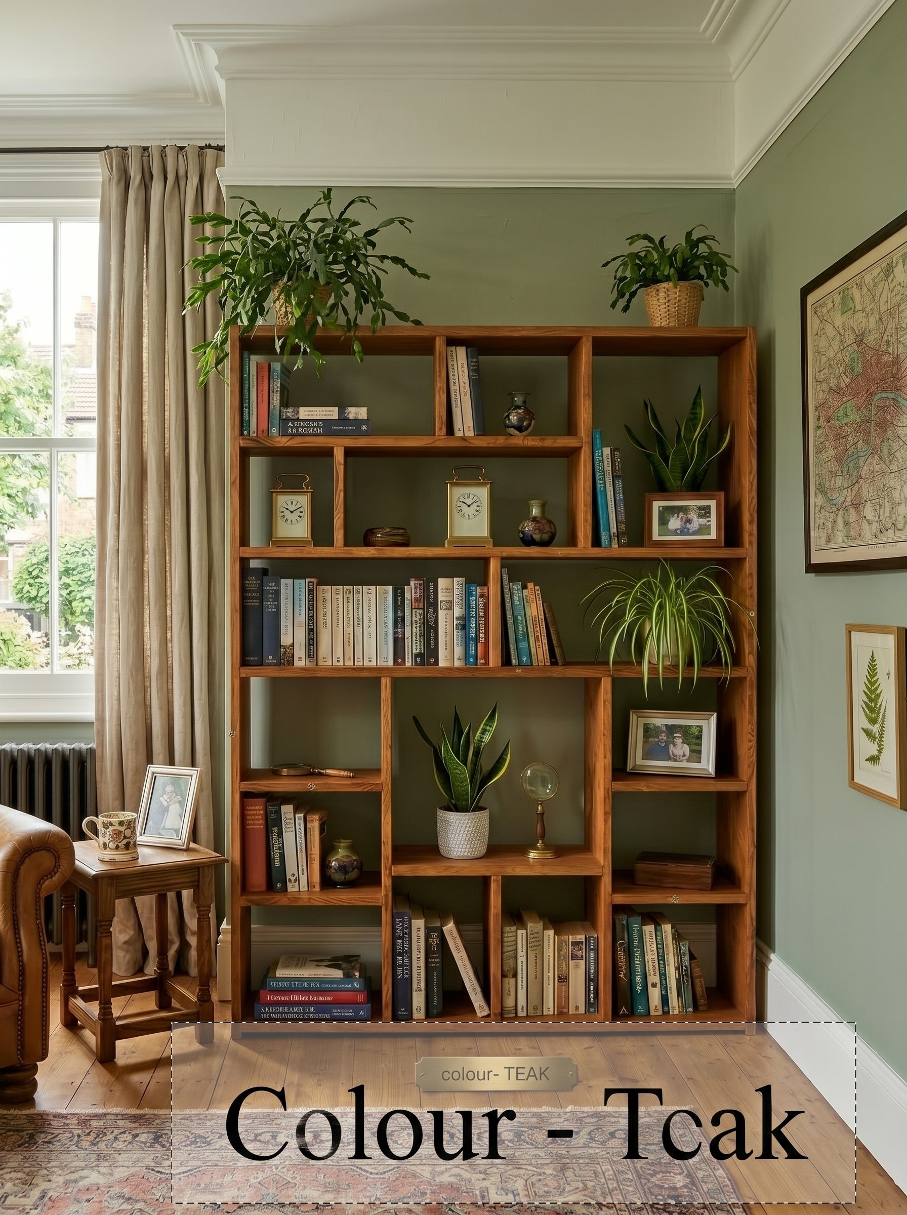 Reclaimed Wood Bookcase Flat Pack | Self Assembly Scaffold Shelving Unit | The OG - Free delivery